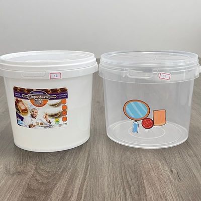 Φαρμακευτικές τιμές πλαστικό κουβά 1L 2L 3L 4L 5L δοχείο τροφίμων