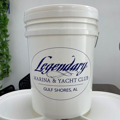 5 gal στρογγυλό κουβά πλαστικό κουβά