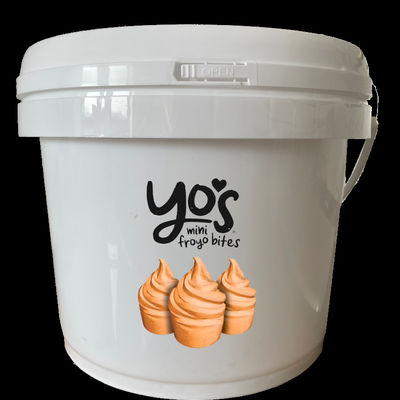 Δωρεάν δείγμα Τροφικής ποιότητας πλαστικό κουβά 2 Gal 8L στρογγυλό δοχείο κουβά